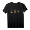 Biologie Molekül Mikroskop Atom DNA Wissenschaft Symbol T-Shirt – Perfektes Geschenk für Studenten, Forscher & Wissenschaftler
