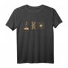 Biologie Molekül Mikroskop Atom DNA Wissenschaft Symbol T-Shirt – Perfektes Geschenk für Studenten, Forscher & Wissenschaftler