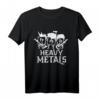 Heavy Metals Funny Periodensystem Chemie T-Shirt – Lustiges Wissenschafts-Humor-Shirt für Lehrer, Studenten & Wissenschaftsfreunde als Geschenk