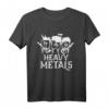 Heavy Metals Funny Periodensystem Chemie T-Shirt – Lustiges Wissenschafts-Humor-Shirt für Lehrer, Studenten & Wissenschaftsfreunde als Geschenk