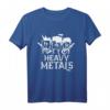 Heavy Metals Funny Periodensystem Chemie T-Shirt – Lustiges Wissenschafts-Humor-Shirt für Lehrer, Studenten & Wissenschaftsfreunde als Geschenk