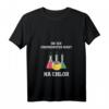 Damen Chemie-Witz T-Shirt mit V-Ausschnitt – Lustiges Chemie Humor Shirt für Chemikerinnen & Wissenschafts-Fans