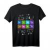 Periodensystem Naturwissenschaft Lehrer Geschenk Chemie T-Shirt - Perfekt für Lehrer, Nerds & Wissenschaftler zu Weihnachten & Geburtstag