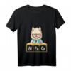 Damen Love Llama Alpaca Periodensystem Chemie Wissenschaft T-Shirt mit V-Ausschnitt – Perfektes Geschenk für Lehrer, Chemiker, Physiker und Nerds