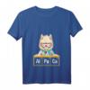 Damen Love Llama Alpaca Periodensystem Chemie Wissenschaft T-Shirt mit V-Ausschnitt – Perfektes Geschenk für Lehrer, Chemiker, Physiker und Nerds