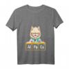 Damen Love Llama Alpaca Periodensystem Chemie Wissenschaft T-Shirt mit V-Ausschnitt – Perfektes Geschenk für Lehrer, Chemiker, Physiker und Nerds