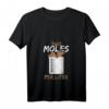 Damen Chemie T-Shirt: Two Moles Per Liter - Wissenschafts Sprüche für Studenten & Lehrer mit V-Ausschnitt