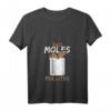 Damen Chemie T-Shirt: Two Moles Per Liter - Wissenschafts Sprüche für Studenten & Lehrer mit V-Ausschnitt