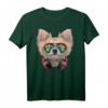 Chihuahua Hund als DJ im Raum-Galaxie-Sonnenbrille T-Shirt – Lustiges Tierdesign für Hunde- und Tierliebhaber