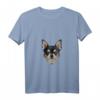 Damen Wauwau Rüde Hündin Hundebesitzer T-Shirt mit V-Ausschnitt - Lustiges Hundemotiv für Hundeliebhaber & Hundequeen