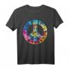 Menschenrechte Peace Symbol T-Shirt – Tye Dye Bewusstseins Tee für soziale Gerechtigkeit, LGBTQ+ Unterstützung, Frieden und Liebe