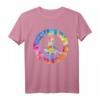 Menschenrechte Peace Symbol T-Shirt – Tye Dye Bewusstseins Tee für soziale Gerechtigkeit, LGBTQ+ Unterstützung, Frieden und Liebe