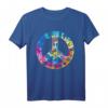 Menschenrechte Peace Symbol T-Shirt – Tye Dye Bewusstseins Tee für soziale Gerechtigkeit, LGBTQ+ Unterstützung, Frieden und Liebe