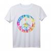 Menschenrechte Peace Symbol T-Shirt – Tye Dye Bewusstseins Tee für soziale Gerechtigkeit, LGBTQ+ Unterstützung, Frieden und Liebe