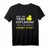 Informatiker Quietscheente - Bugfix Coder Geschenk Bugs T-Shirt für Männer und Frauen zum Geburtstag oder Weihnachten