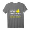 Informatiker Quietscheente - Bugfix Coder Geschenk Bugs T-Shirt für Männer und Frauen zum Geburtstag oder Weihnachten