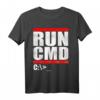 Run CMD T-Shirt | Computer Nerd Humor Shirt - Perfektes Geschenk für Programmierer, Software Entwickler & Nerds zu Weihnachten, Vatertag & Muttertag