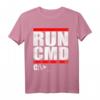 Run CMD T-Shirt | Computer Nerd Humor Shirt - Perfektes Geschenk für Programmierer, Software Entwickler & Nerds zu Weihnachten, Vatertag & Muttertag