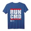 Run CMD T-Shirt | Computer Nerd Humor Shirt - Perfektes Geschenk für Programmierer, Software Entwickler & Nerds zu Weihnachten, Vatertag & Muttertag