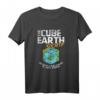 Würfelerde, flache Erde, Verschwörungstheorie T-Shirt - Humorvolles Geschenk für Flat Earth Mitglieder & Verschwörungstheoretiker