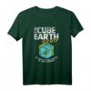Würfelerde, flache Erde, Verschwörungstheorie T-Shirt - Humorvolles Geschenk für Flat Earth Mitglieder & Verschwörungstheoretiker