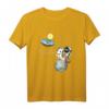 Lustiges Flache Erde T-Shirt mit Astronaut auf Einhorn - Verschwörungstheorie Humor Shirt für Skeptiker und Witzbold