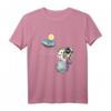 Lustiges Flache Erde T-Shirt mit Astronaut auf Einhorn - Verschwörungstheorie Humor Shirt für Skeptiker und Witzbold