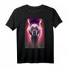 Löwe Cyber Punk Tier T-Shirt - Futuristisches Sci-Fi Design mit Maschine und Technologie für Männer, Frauen, Jungen & Mädchen