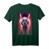 Löwe Cyber Punk Tier T-Shirt - Futuristisches Sci-Fi Design mit Maschine und Technologie für Männer, Frauen, Jungen & Mädchen
