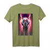 Löwe Cyber Punk Tier T-Shirt - Futuristisches Sci-Fi Design mit Maschine und Technologie für Männer, Frauen, Jungen & Mädchen