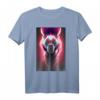 Löwe Cyber Punk Tier T-Shirt - Futuristisches Sci-Fi Design mit Maschine und Technologie für Männer, Frauen, Jungen & Mädchen