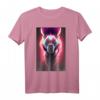 Löwe Cyber Punk Tier T-Shirt - Futuristisches Sci-Fi Design mit Maschine und Technologie für Männer, Frauen, Jungen & Mädchen