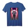 Löwe Cyber Punk Tier T-Shirt - Futuristisches Sci-Fi Design mit Maschine und Technologie für Männer, Frauen, Jungen & Mädchen