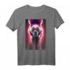 Löwe Cyber Punk Tier T-Shirt - Futuristisches Sci-Fi Design mit Maschine und Technologie für Männer, Frauen, Jungen & Mädchen