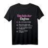 Dachdecker T-Shirt mit Zunftwappen - Handwerker Geschenk für Dachdecker, Zimmerer, Schreiner & Bauhandwerker
