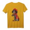 Lustiges Dackel mit Aufschrift 'I Love Mom Tattoo' T-Shirt – Perfektes Muttertagsgeschenk für Hundemütter und Familienmitglieder