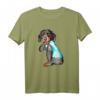 Dackel Dog Tattoo I Love Mom Hundemama T-Shirt – Perfektes Muttertagsgeschenk für Dackel-Liebhaberinnen