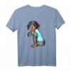 Dackel Dog Tattoo I Love Mom Hundemama T-Shirt – Perfektes Muttertagsgeschenk für Dackel-Liebhaberinnen