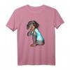 Dackel Dog Tattoo I Love Mom Hundemama T-Shirt – Perfektes Muttertagsgeschenk für Dackel-Liebhaberinnen