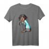 Dackel Dog Tattoo I Love Mom Hundemama T-Shirt – Perfektes Muttertagsgeschenk für Dackel-Liebhaberinnen