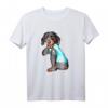 Dackel Dog Tattoo I Love Mom Hundemama T-Shirt – Perfektes Muttertagsgeschenk für Dackel-Liebhaberinnen