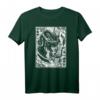 Backprint Japanische Oni Maske Dämon Bushido Maske Samurai T-Shirt – Anime, Manga & Japanische Kultur für Otaku und Kunstliebhaber