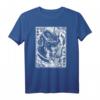 Backprint Japanische Oni Maske Dämon Bushido Maske Samurai T-Shirt – Anime, Manga & Japanische Kultur für Otaku und Kunstliebhaber