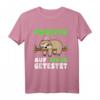 Lustiges Faultier Schlafshirt - Positiv auf Müde getestet, perfekt für Langschläfer, Morgenmuffel und Faultier Fans