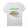 Lustiges Faultier Schlafshirt - Positiv auf Müde getestet, perfekt für Langschläfer, Morgenmuffel und Faultier Fans