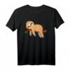 Witziges Faultier T-Shirt für Kinder, Damen und Herren - Entspanntes Faultier auf Ast als Geschenk für Faultier-Liebhaber
