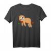 Witziges Faultier T-Shirt für Kinder, Damen und Herren - Entspanntes Faultier auf Ast als Geschenk für Faultier-Liebhaber
