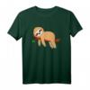 Witziges Faultier T-Shirt für Kinder, Damen und Herren - Entspanntes Faultier auf Ast als Geschenk für Faultier-Liebhaber