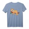 Witziges Faultier T-Shirt für Kinder, Damen und Herren - Entspanntes Faultier auf Ast als Geschenk für Faultier-Liebhaber