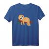 Witziges Faultier T-Shirt für Kinder, Damen und Herren - Entspanntes Faultier auf Ast als Geschenk für Faultier-Liebhaber